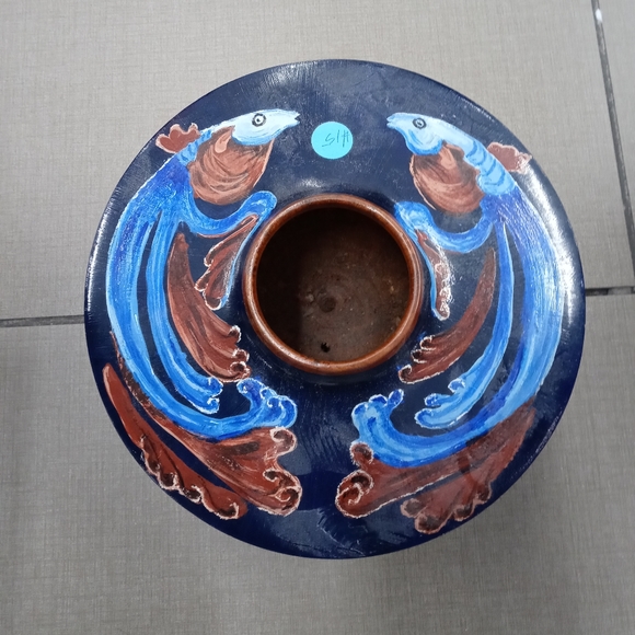 🌉🏫PIXLEY NORFOLK PINES VASE🏤📫 SIZE 9.5×7,A FABULOUS GIFTING!!!🎁🇺🇲 - Picture 9 of 12